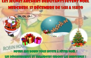 LES JEUNES ARCHERS DEBUTANTS FÊTENT NOËL !