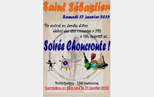 FÊTE DE LA SAINT SEBASTIEN - 17 JANVIER 2015