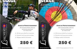 STAGES ESTIVAUX L'ARCHERY