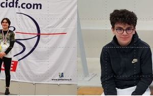 CRIDF SALLE JEUNES : CLEMENCE ET CONSTANCE SUR LE PODIUM !