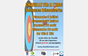 SEANCES DE DECOUVERTE ETE 2021