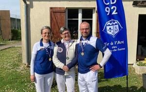 3 MEDAILLES AU CHAMPIONNAT DEPARTEMENTAL BEURSAULT