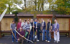 Ecole de Tir à l'Arc 2012 - l'équipe du samedi