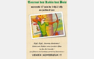 TOURNOI DES ROBINS DES BOIS