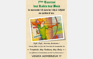 TOURNOI DES ROBINS DES BOIS