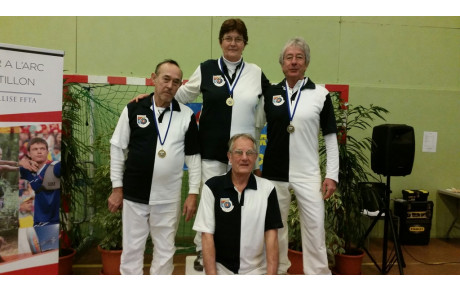 3 MEDAILLES AU CHAMPIONNAT DEPARTEMENTAL SALLE ADULTES (CL et CO) !